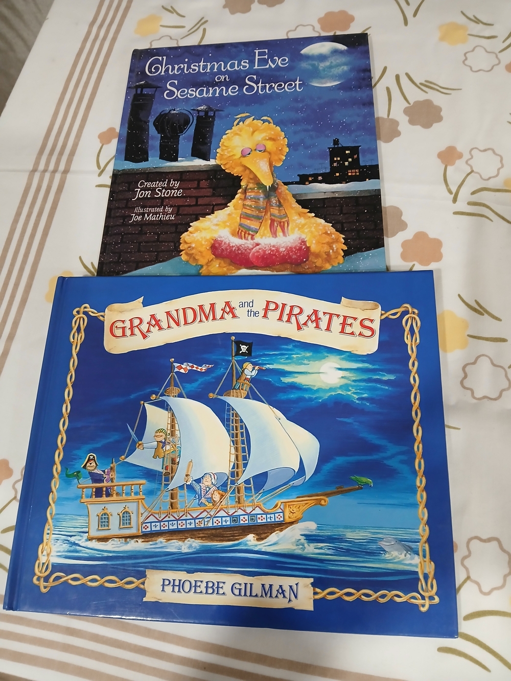 Children Story Books, Christmas Eve On Sesame Street & Grandma and the Pirates